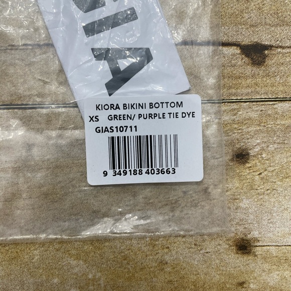 NWT I.AM.GIA KIORA BIKINI BOTTOM purple/green dye - Picture 9 of 10